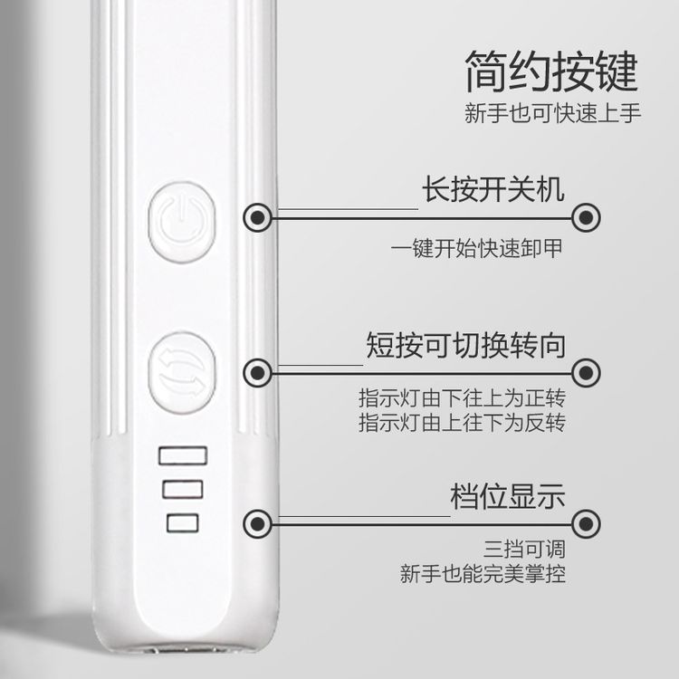 Plug-in Electric Nail Drill with Speed Control (Home Use)