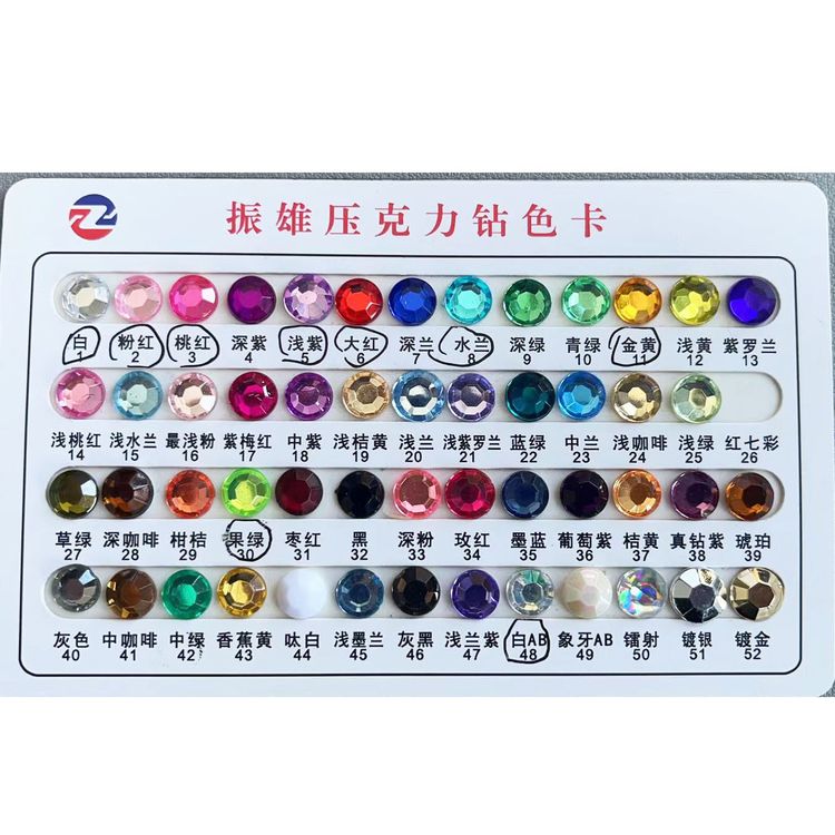 Acrylic Irregular Nail Rhinestones (Boxed, IG-Style)