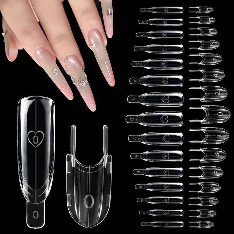 Quick-Form Sandwich Nail Mold Builder Gel Extension (No Paper Form)