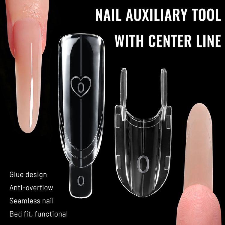 Quick-Form Sandwich Nail Mold Builder Gel Extension (No Paper Form)
