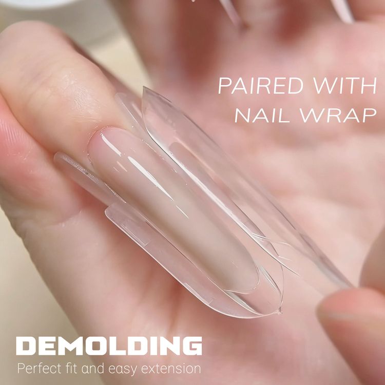 Quick-Form Sandwich Nail Mold Builder Gel Extension (No Paper Form)